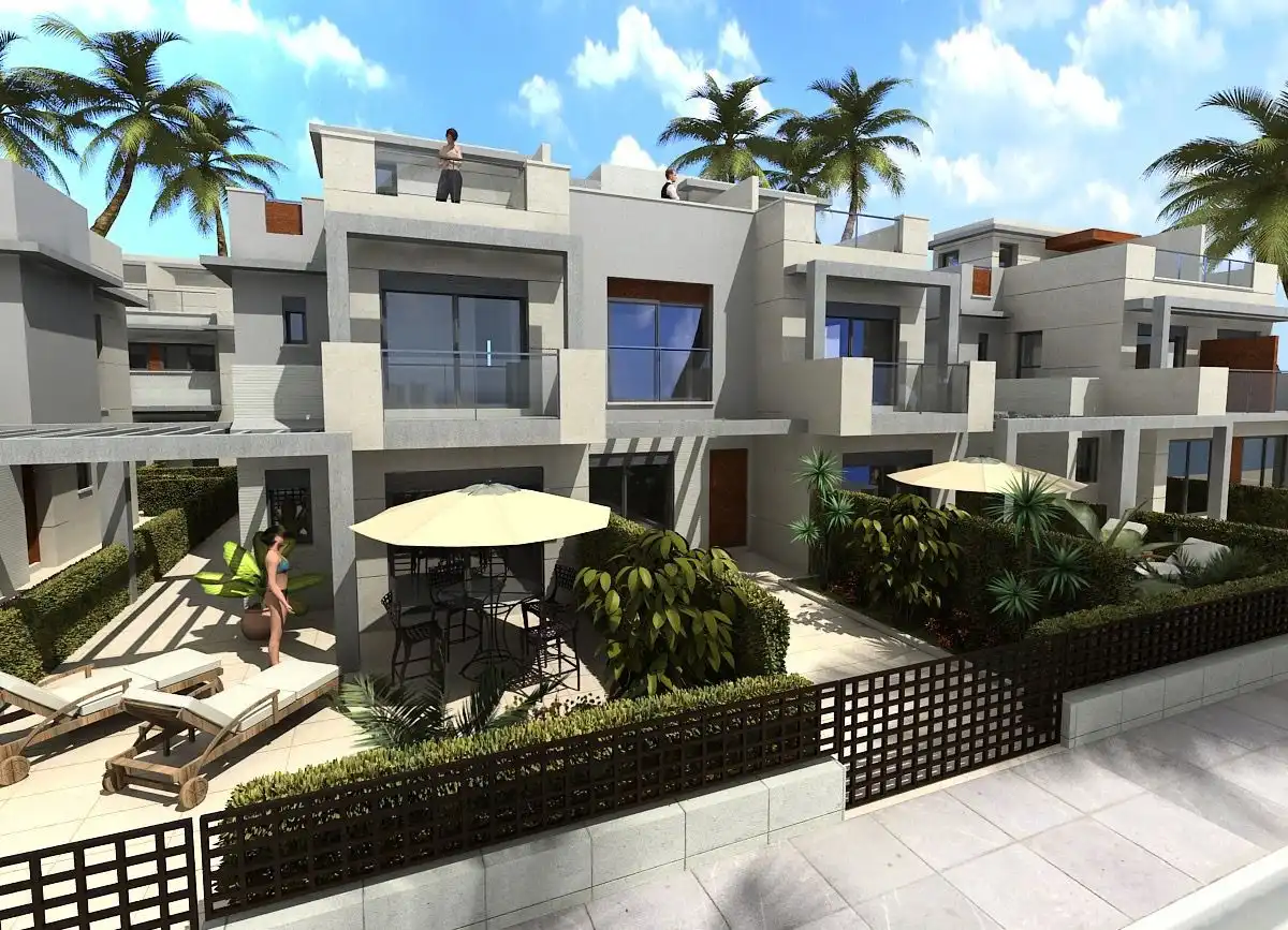 Terraza de Casa adosada en venta en Mazarrón