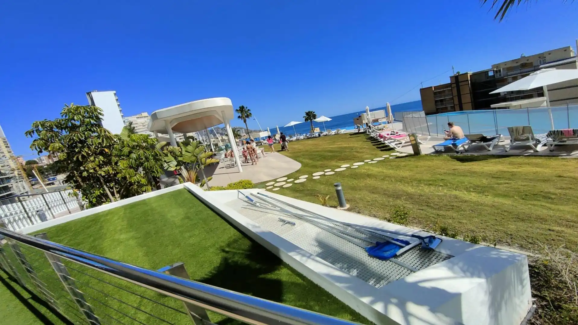 Terraza de Ático en venta en Benidorm con Aire acondicionado, Jardín privado y Terraza