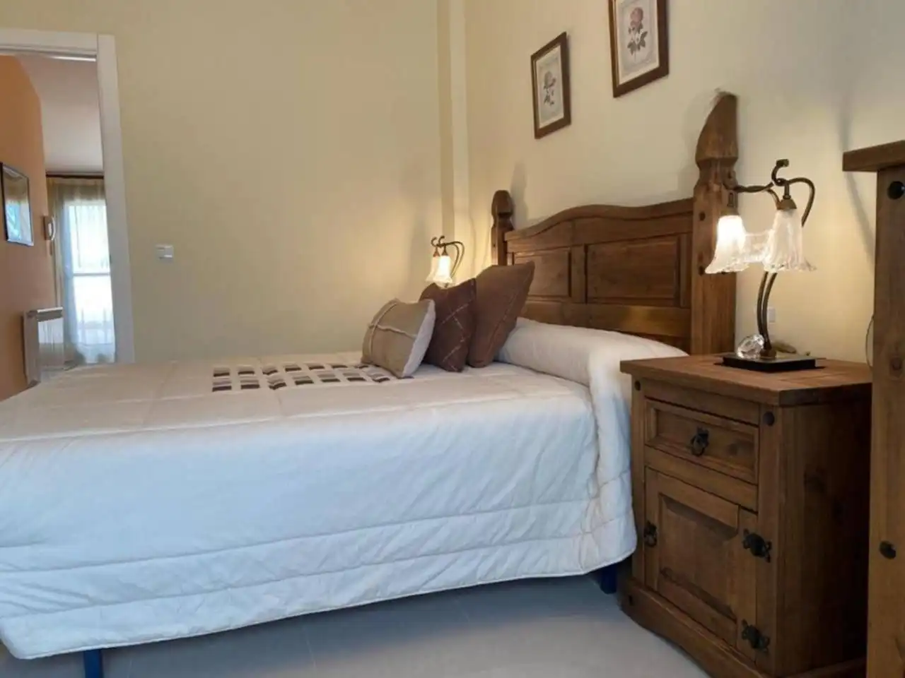 Bedroom of Flat for sale in Linyola  with Heating, Terrace and Furnished