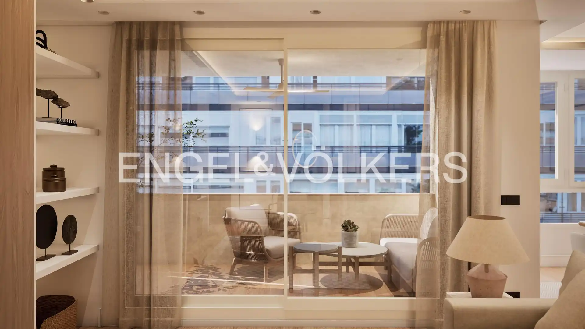 Terrasse von Wohnung zur Miete in Madrid mit Klimaanlage, Heizung und Privatgarten