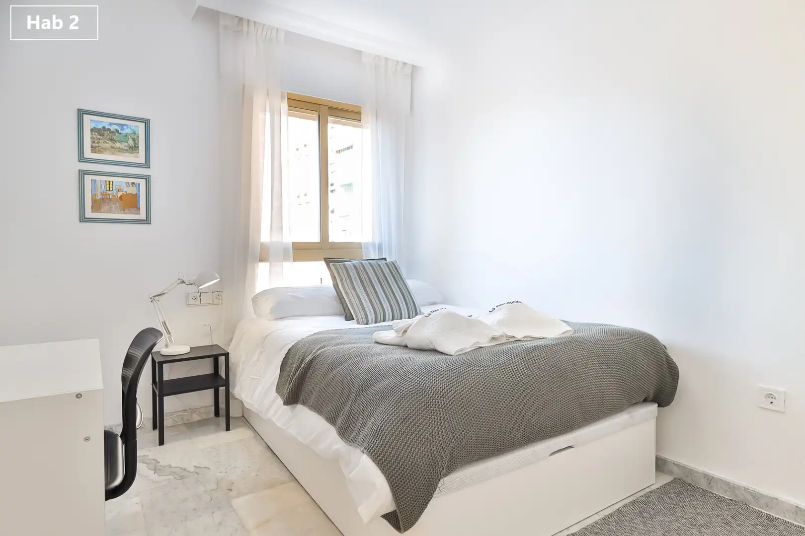 Habitación de Piso de alquiler en Málaga con Aire acondicionado, Amueblado y Internet
