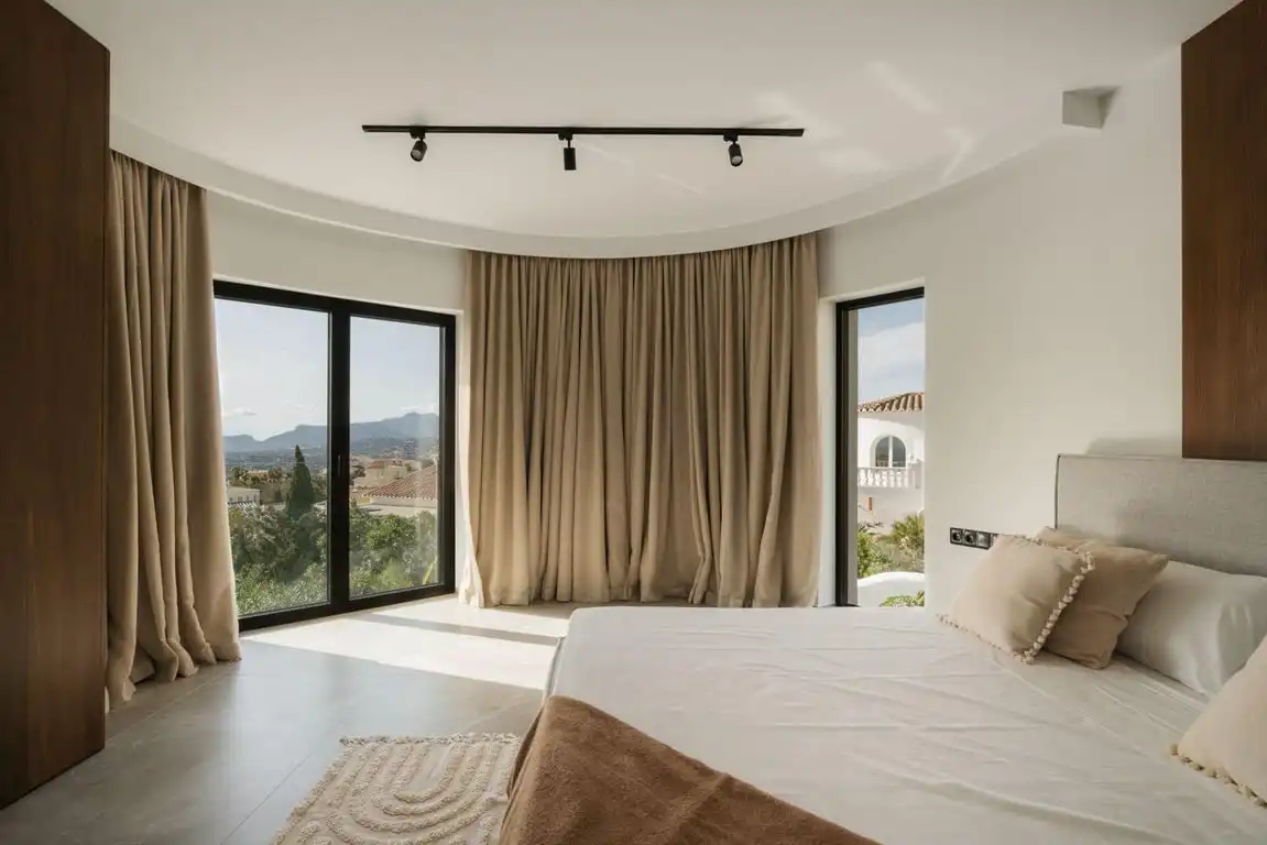 Habitación de Casa o chalet en venta en Benitachell / El Poble Nou de Benitatxell con Aire acondicionado, Jardín privado y Terraza