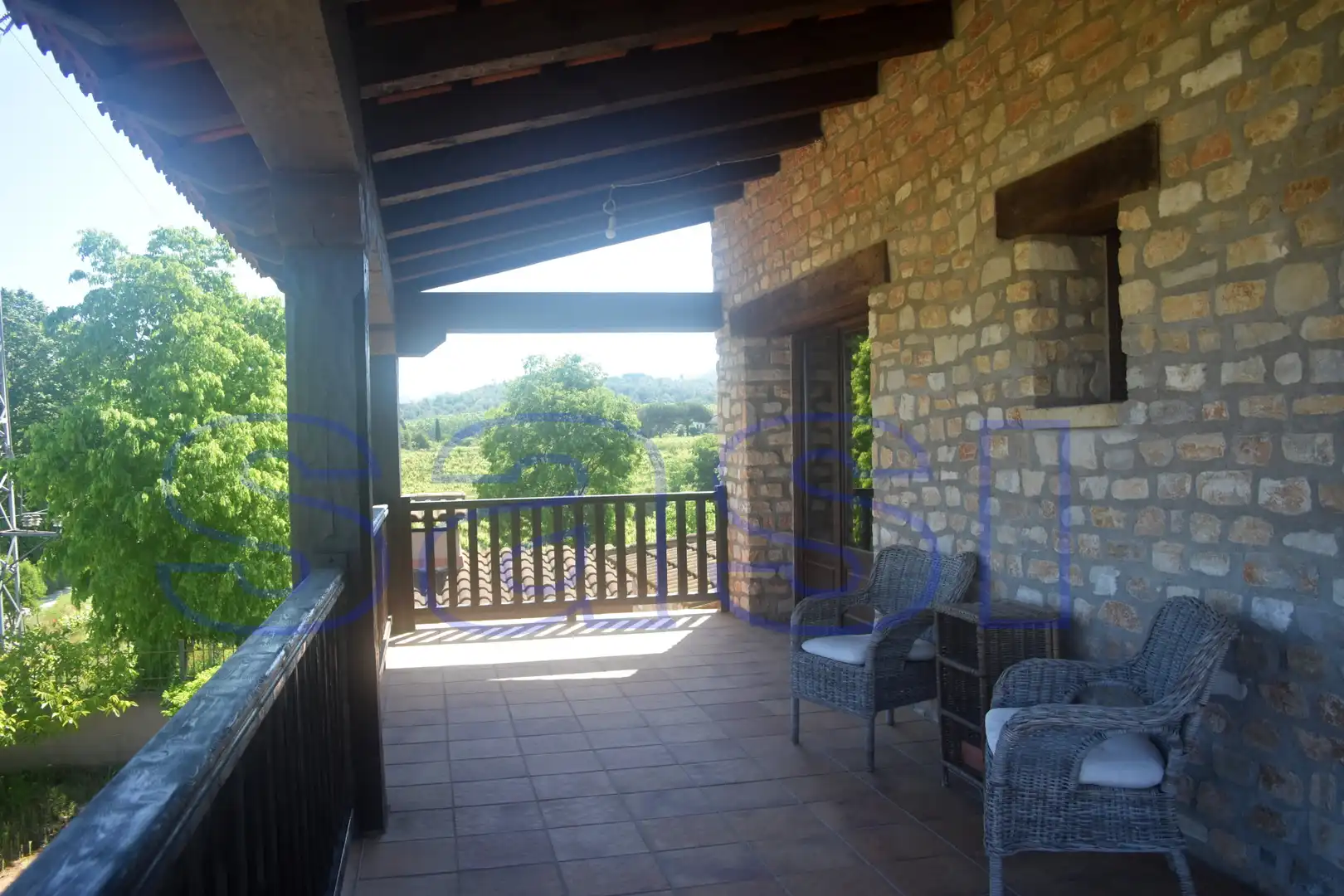Terraza de Casa o chalet en venta en Montornès del Vallès con Aire acondicionado, Jardín privado y Terraza