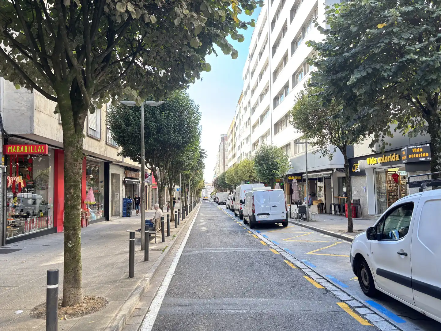 Vista exterior de Piso en venta en Santiago de Compostela  con Calefacción, Trastero y Amueblado