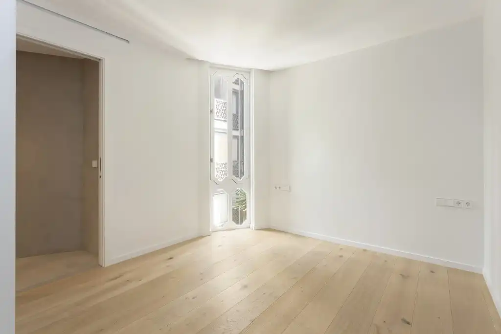 Schlafzimmer von Wohnungen zum Verkauf in Barcelona mit Klimaanlage, Heizung und Parkett