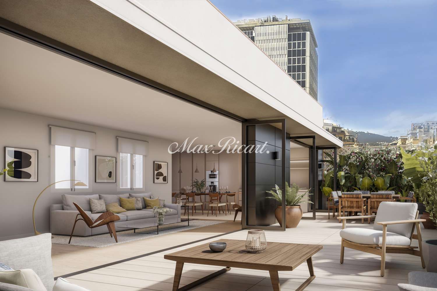 Terrace of Attic for sale in  Barcelona Capital  with Air Conditioner, Heating and Terrace