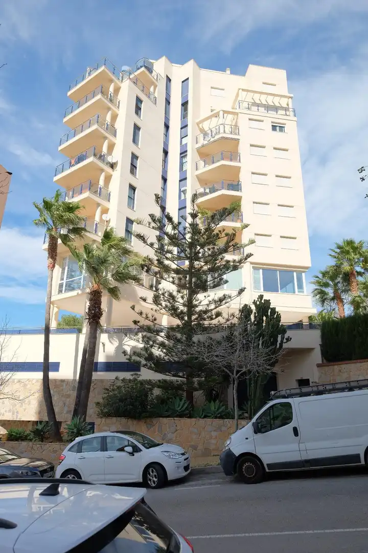 Exterior view of Attic for sale in Calpe / Calp  with Air Conditioner, Heating and Private garden