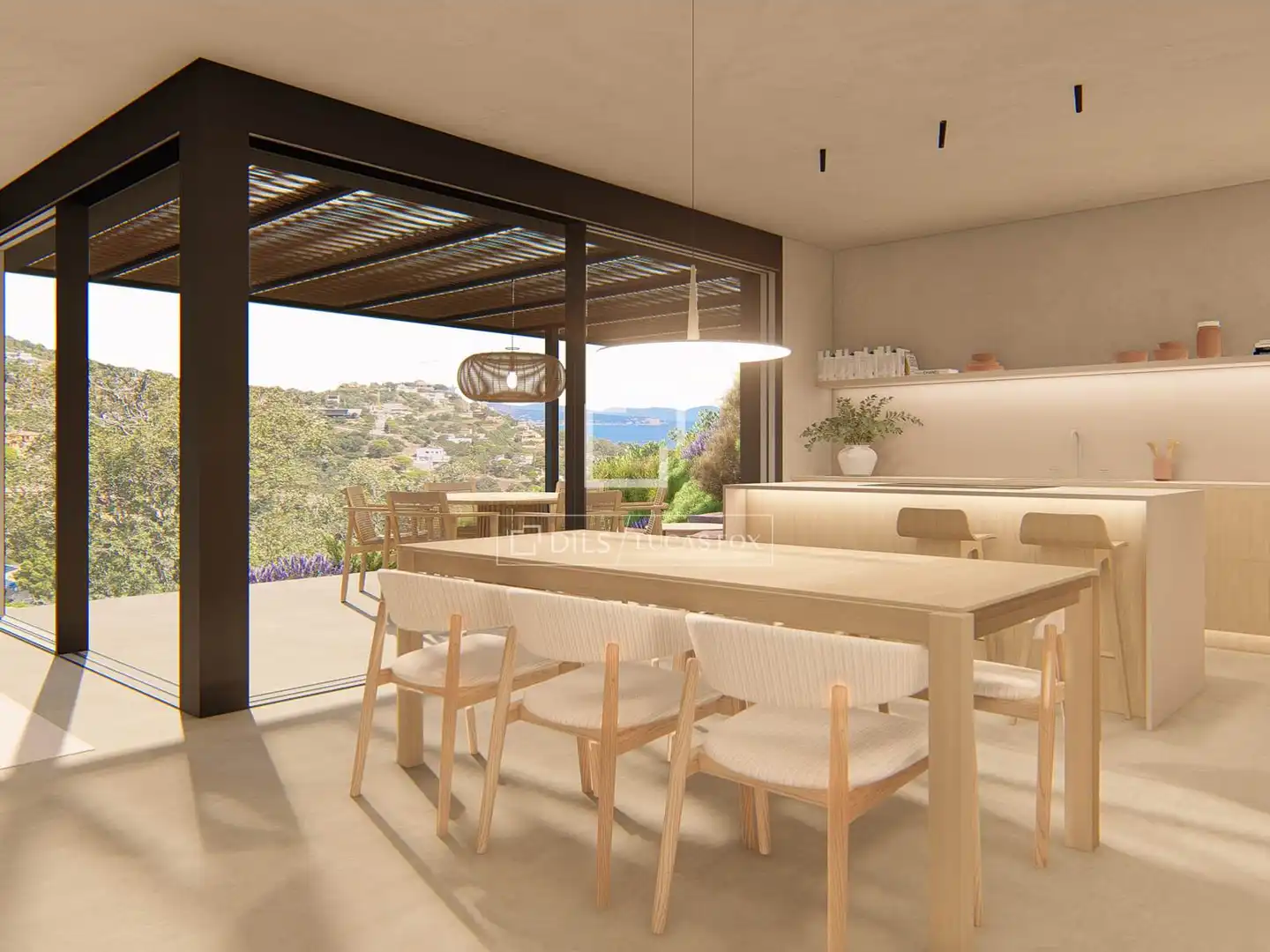 Comedor de Casa o chalet en venta en Begur con Aire acondicionado, Calefacción y Jardín privado