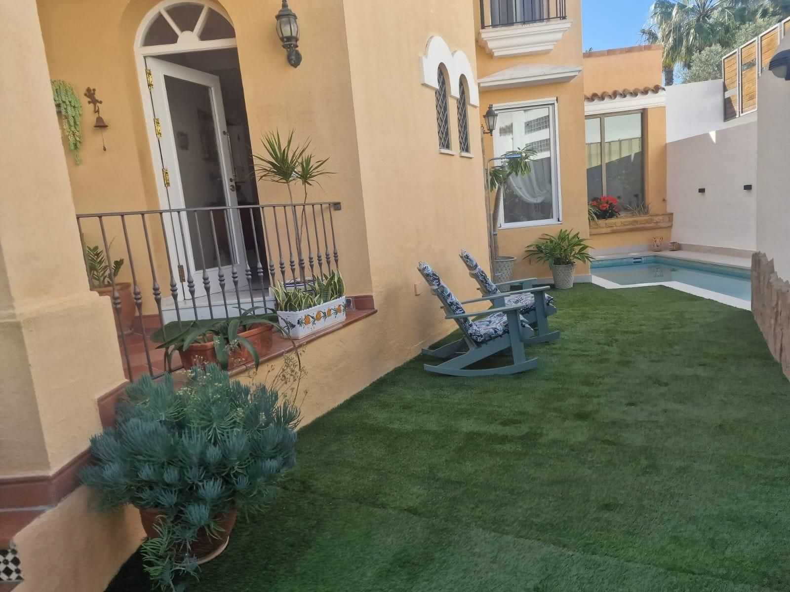 Terrassa de Casa o xalet en venda en San Fernando amb Aire condicionat, Calefacció i Jardí privat