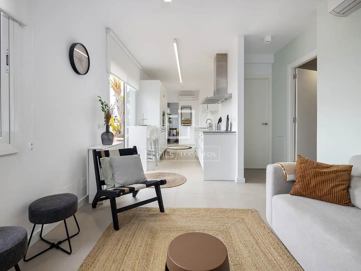 Living room of Flat for rent in Barcelona  with Air Conditioner, Heating and Terrace