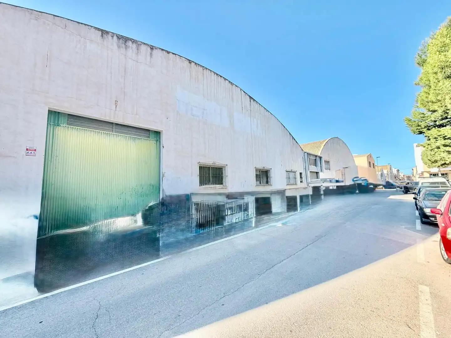 Vista exterior de Nave industrial en venta en San Pedro del Pinatar