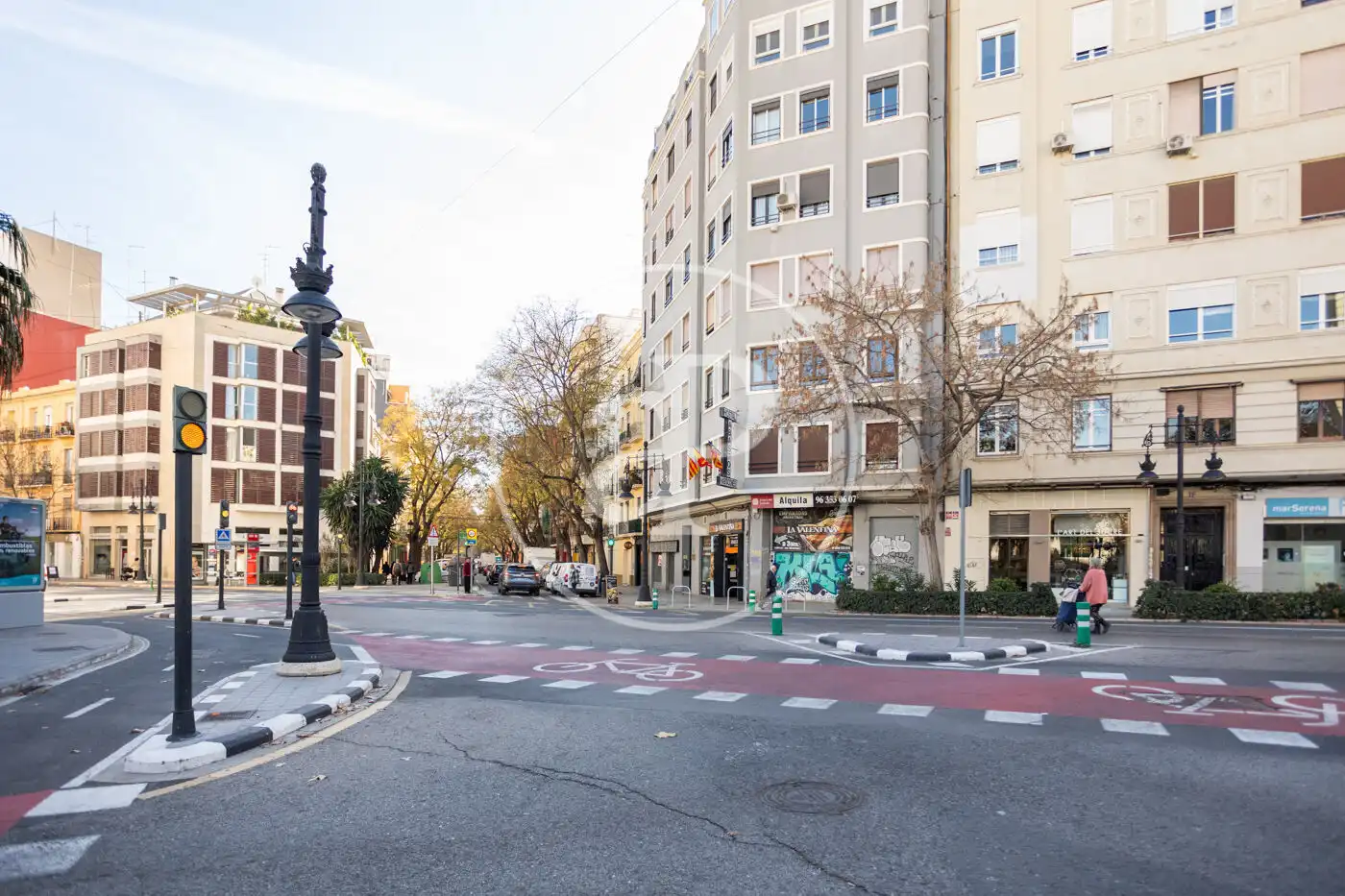 Außenansicht von Wohnung zum Verkauf in Valencia mit Klimaanlage, Heizung und Terrasse