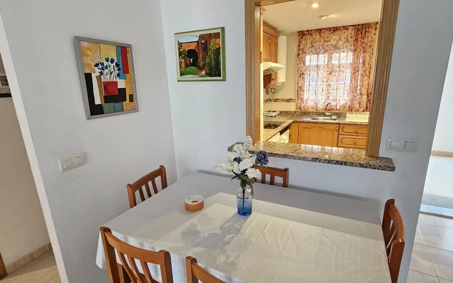 Menjador de Apartament en venda en Oropesa del Mar / Orpesa amb Aire condicionat, Calefacció i Terrassa