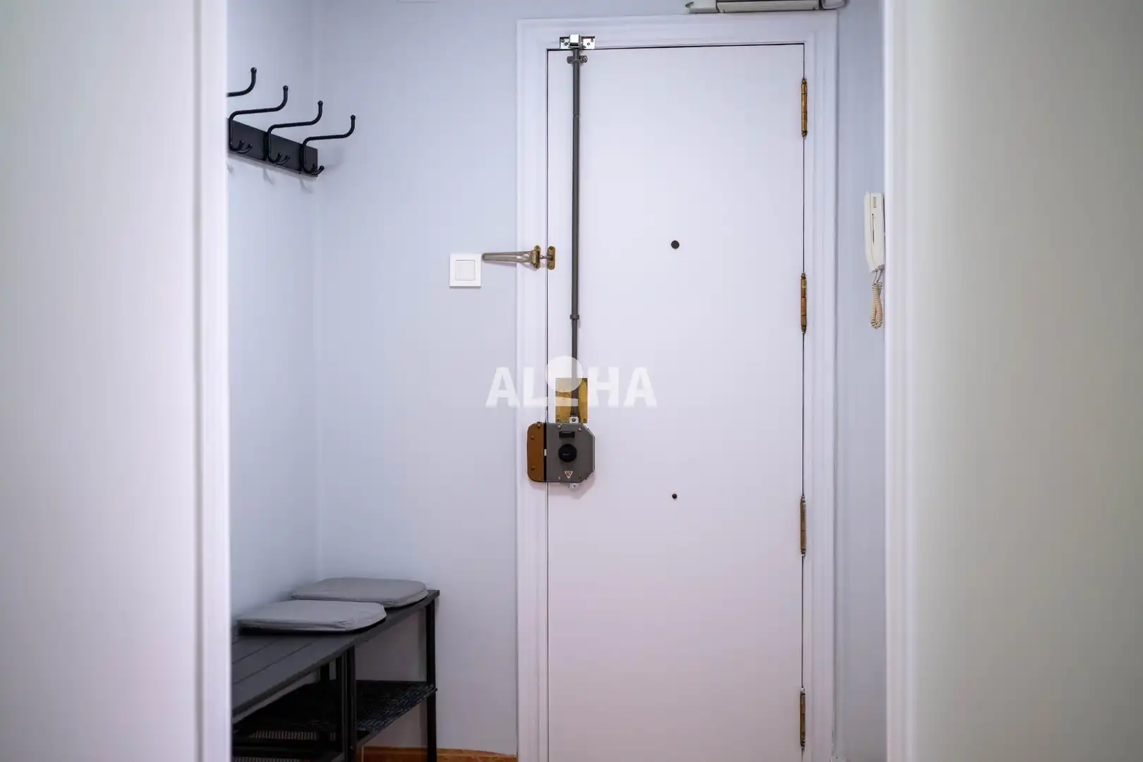 Dormitori de Apartament de lloguer en Moncada amb Aire condicionat, Moblat i Balcó