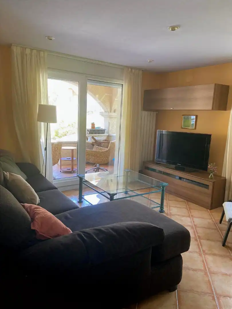 Living room of Houses for rent in Cangas   with Heating, Private garden and Terrace