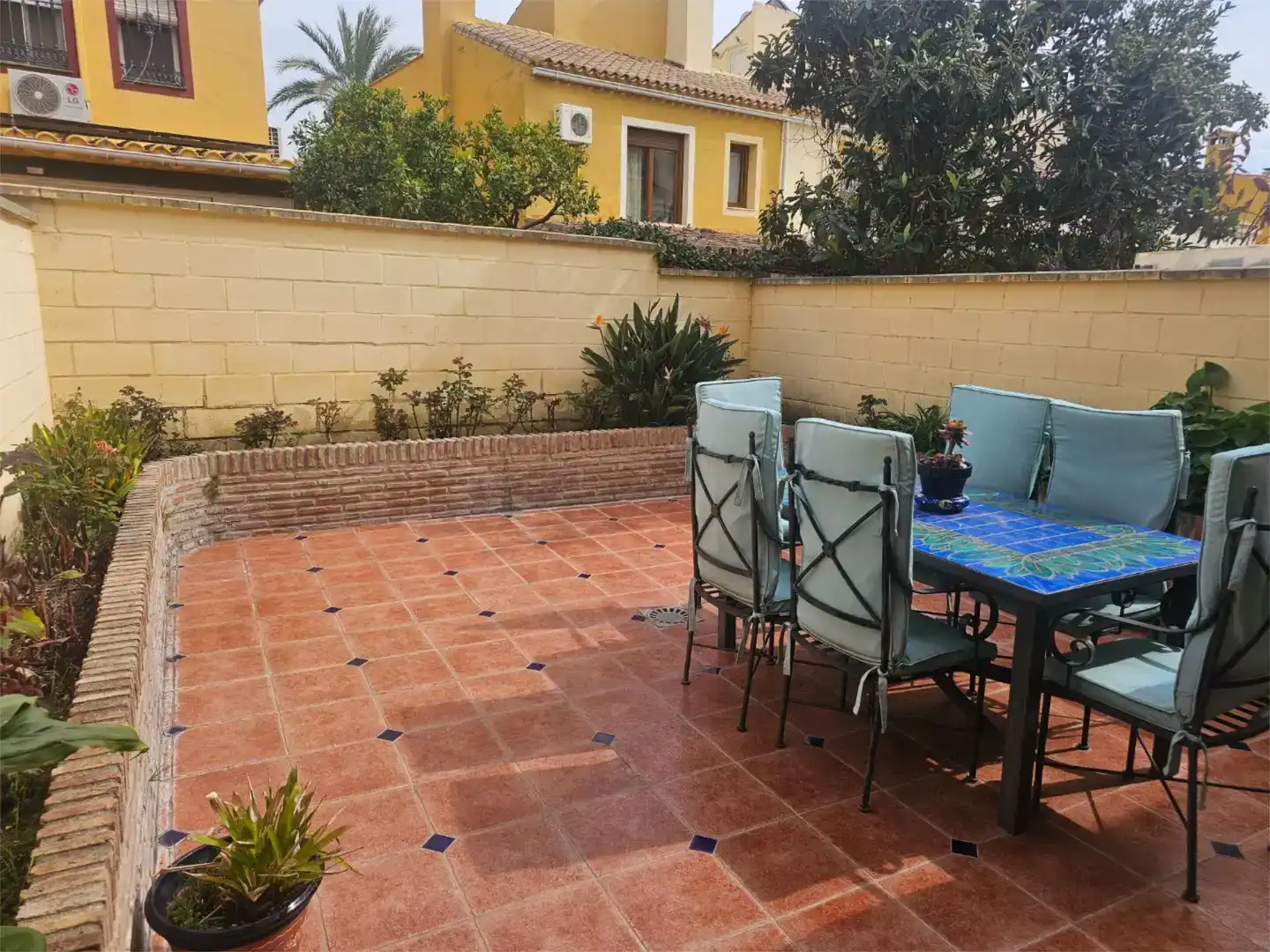 Terraza de Piso en venta en Marbella con Aire acondicionado, Jardín privado y Amueblado