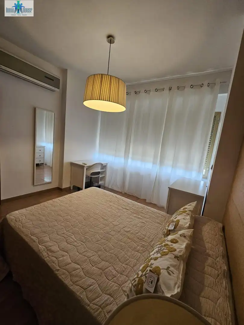 Bedroom of Flat for rent in Albacete  with Air Conditioner, Heating and Terrace
