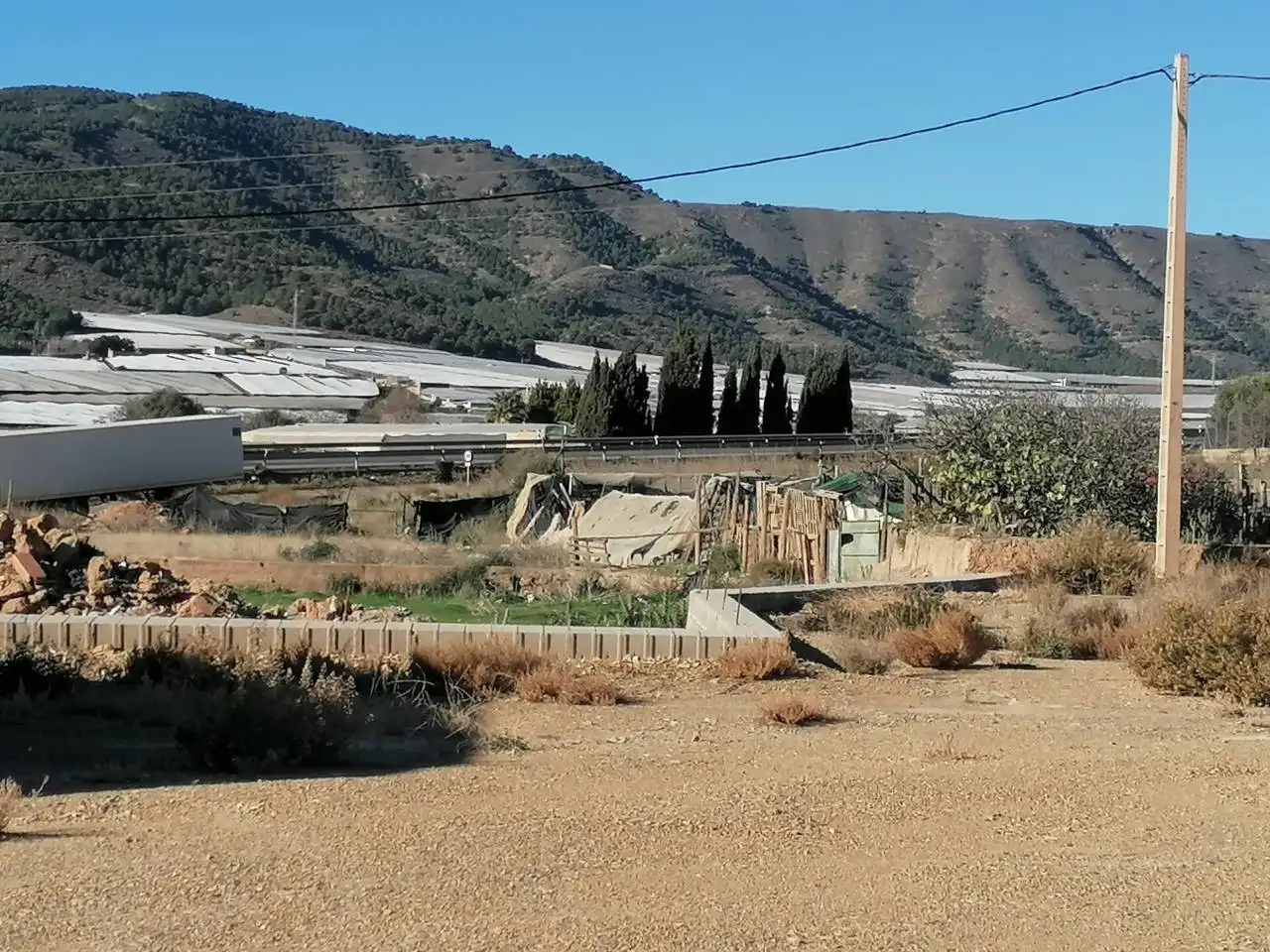 Vista exterior de Terreno industrial en venta en Dalías