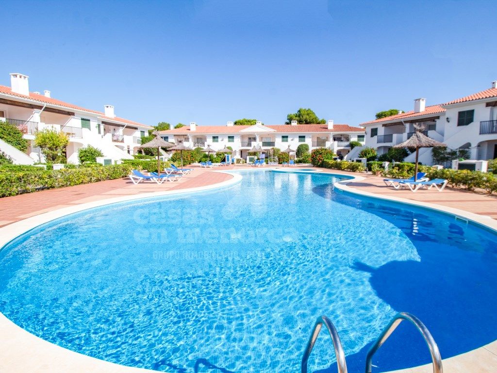 Swimming pool of Apartment for sale in Es Mercadal  with Air Conditioner, Private garden and Terrace