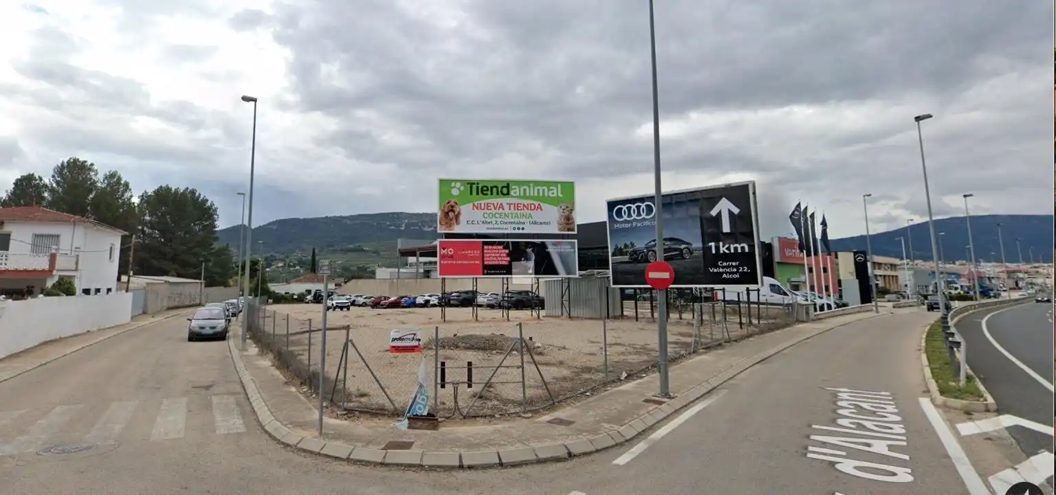 Vista exterior de Terreno industrial en venta en Cocentaina