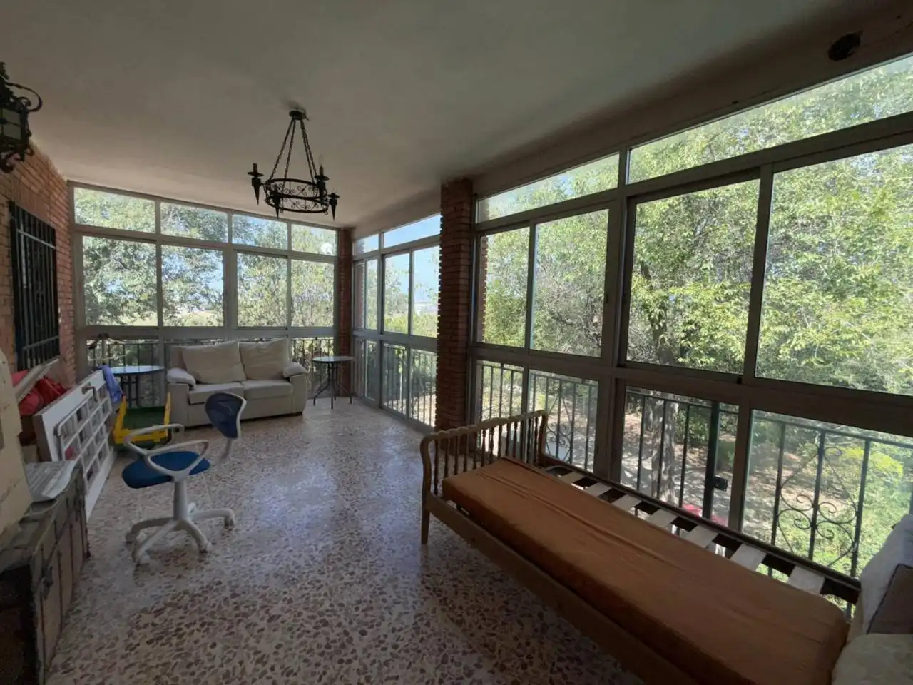 Terraza de Finca rústica en venta en Úbeda con Jardín privado y Piscina