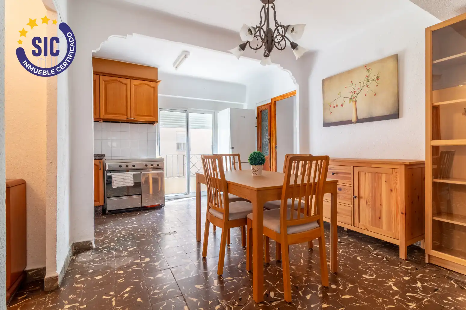 Küche von Wohnung zum Verkauf in Sagunto / Sagunt mit Balkon