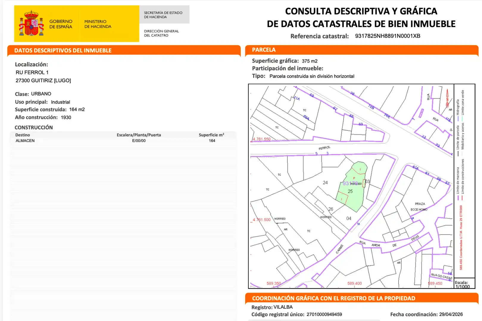 Casa o chalet en venta en Guitiriz