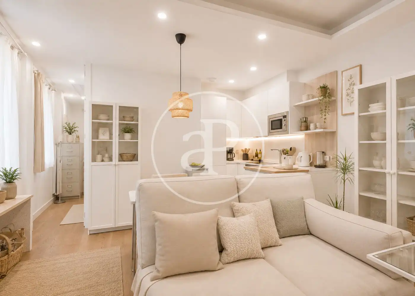 Living room of Flat for sale in Madrid  with Air Conditioner and Heating