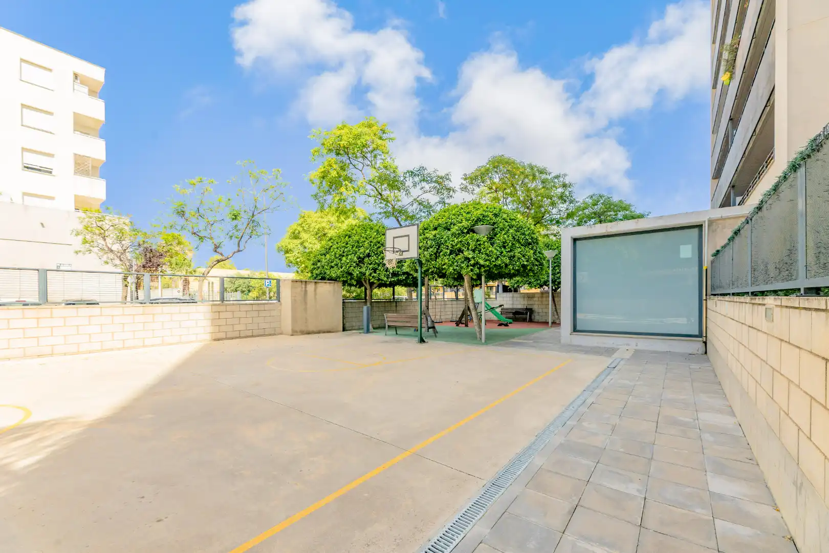 Parking of Flat for sale in Paterna  with Air Conditioner, Storage room and Balcony