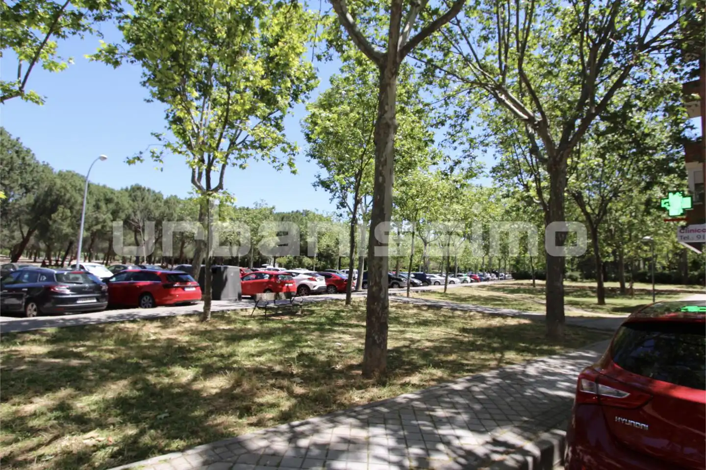Aparcament de Apartament de lloguer en Madrid amb Aire condicionat, Calefacció i Moblat
