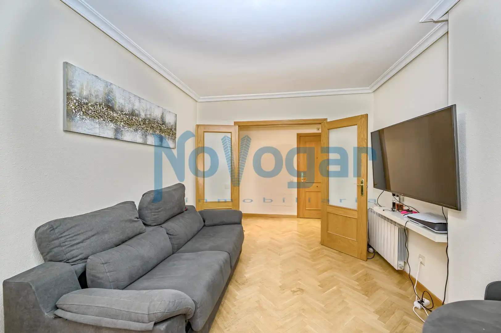 Living room of Flat for sale in Madrid  with Air Conditioner, Heating and Community pool
