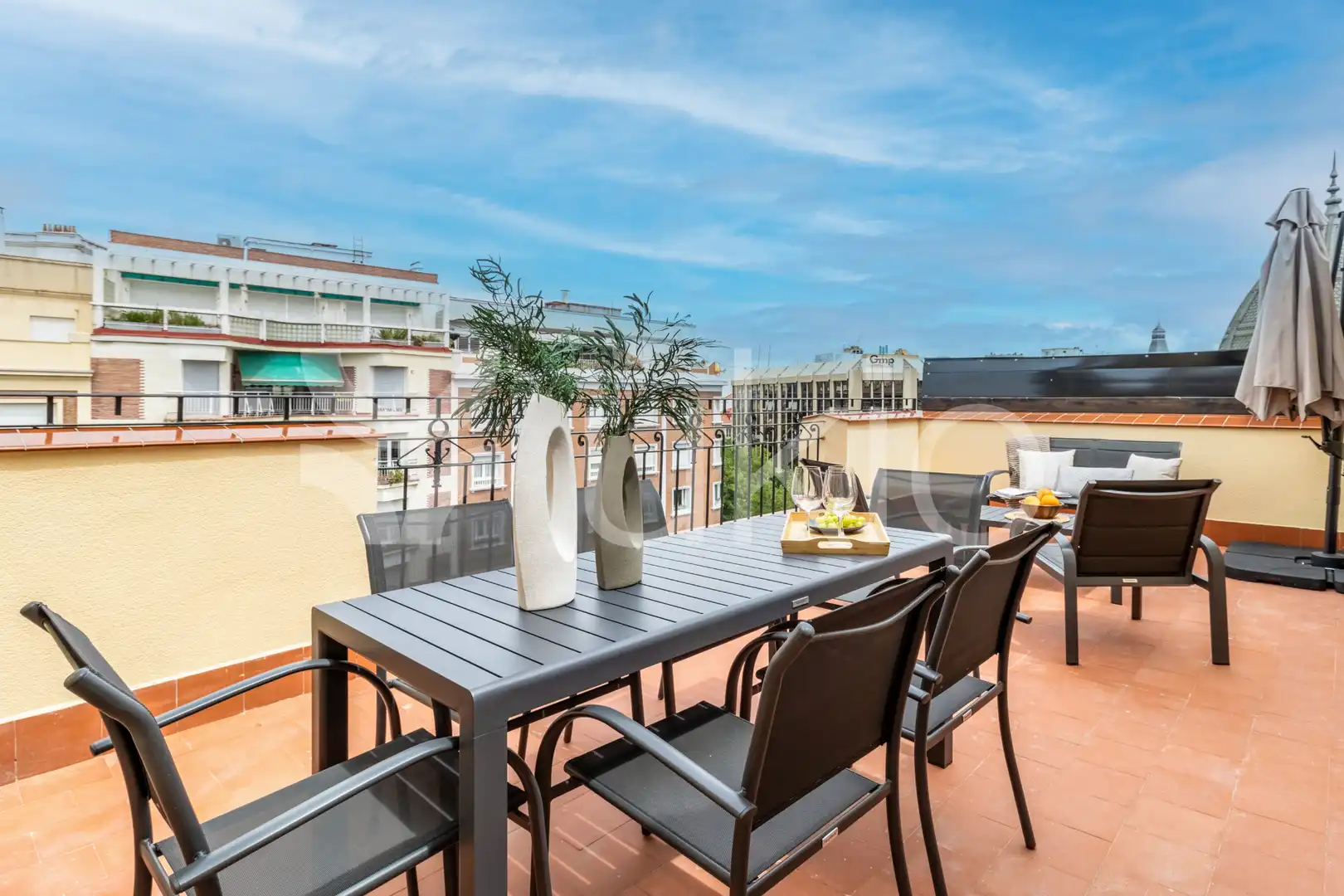 Terrasse von Wohnungen zur Miete in Madrid mit Klimaanlage, Heizung und Terrasse