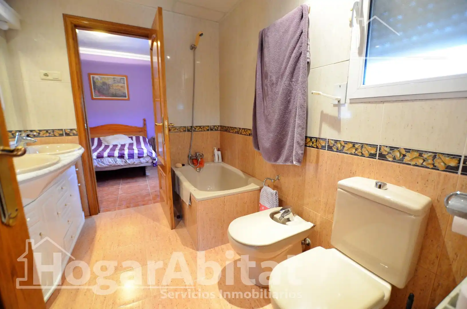 Baño de Casa o chalet en venta en Alicante / Alacant con Aire acondicionado, Calefacción y Jardín privado
