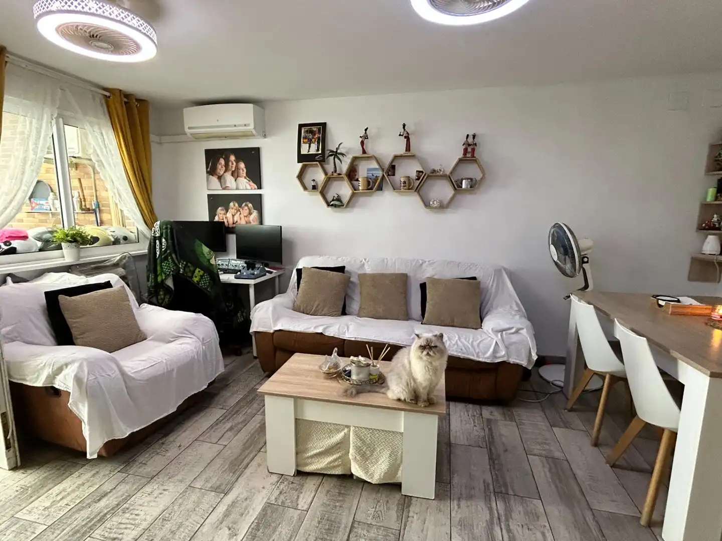 Living room of Houses for sale in Bellreguard  with Air Conditioner, Heating and Terrace