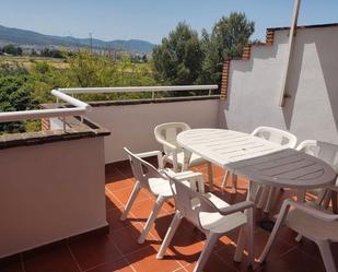 Terrace of Single-family semi-detached to rent in  Granada Capital  with Air Conditioner, Private garden and Furnished