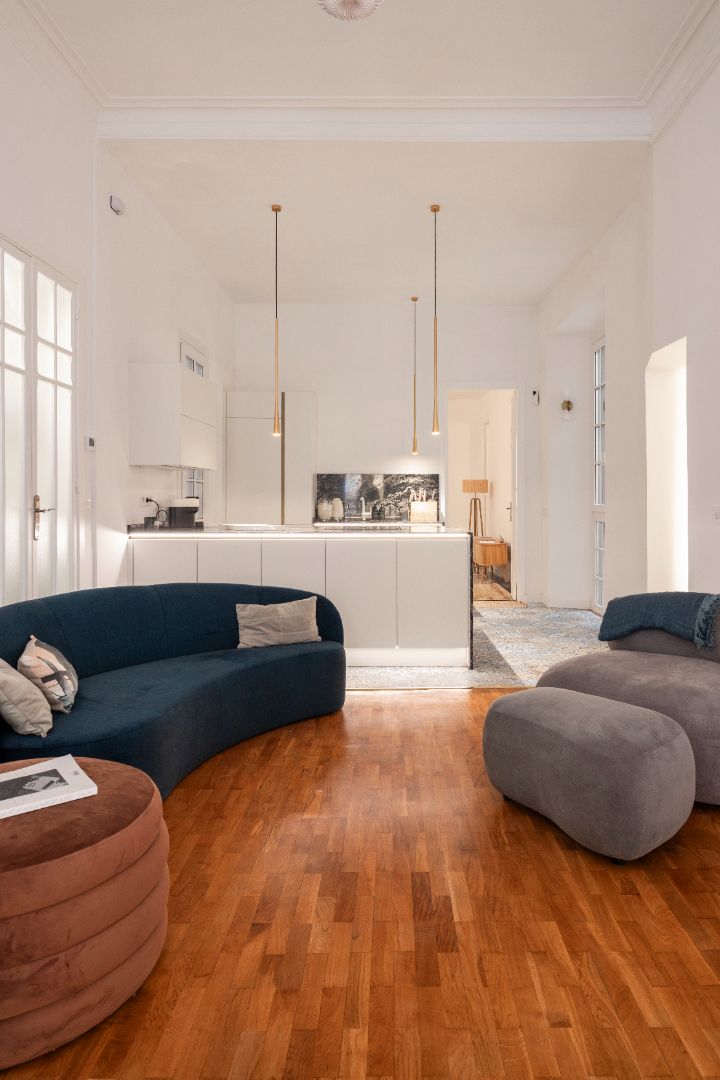 Sala d'estar de Apartament en venda en  Barcelona Capital amb Aire condicionat, Calefacció i Parquet