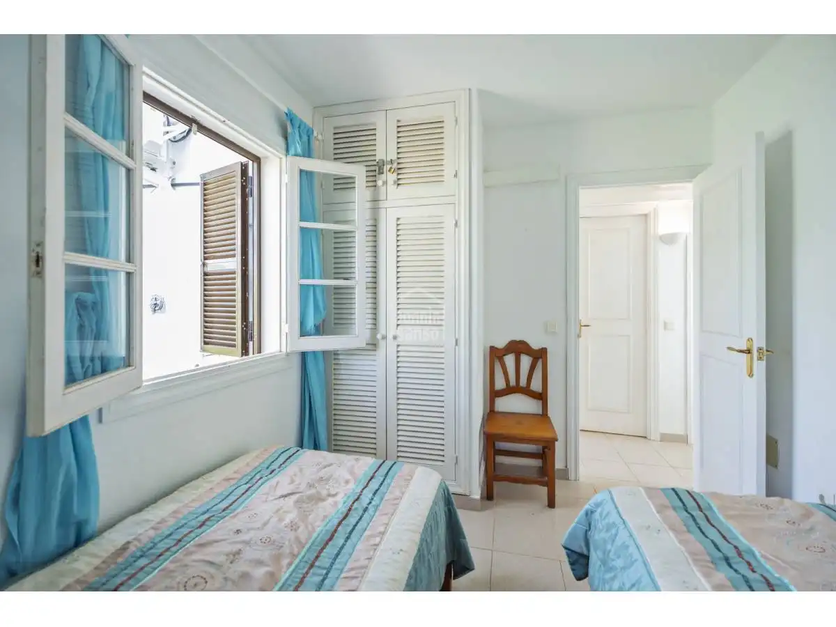 Dormitori de Apartament en venda en Ciutadella de Menorca amb Calefacció, Jardí privat i Terrassa