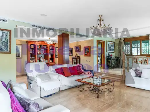 Living room of Houses for sale in Roquetas de Mar  with Air Conditioner, Heating and Private garden