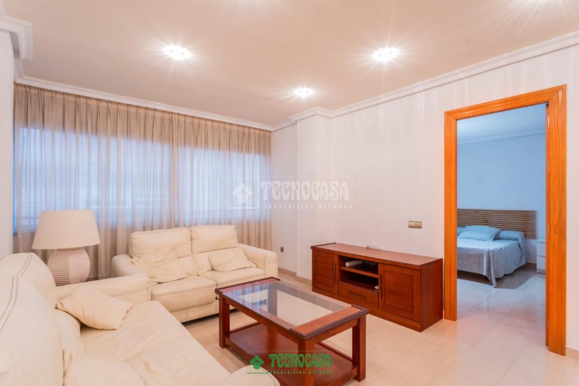 Living room of Flat for sale in  Almería Capital  with Heating