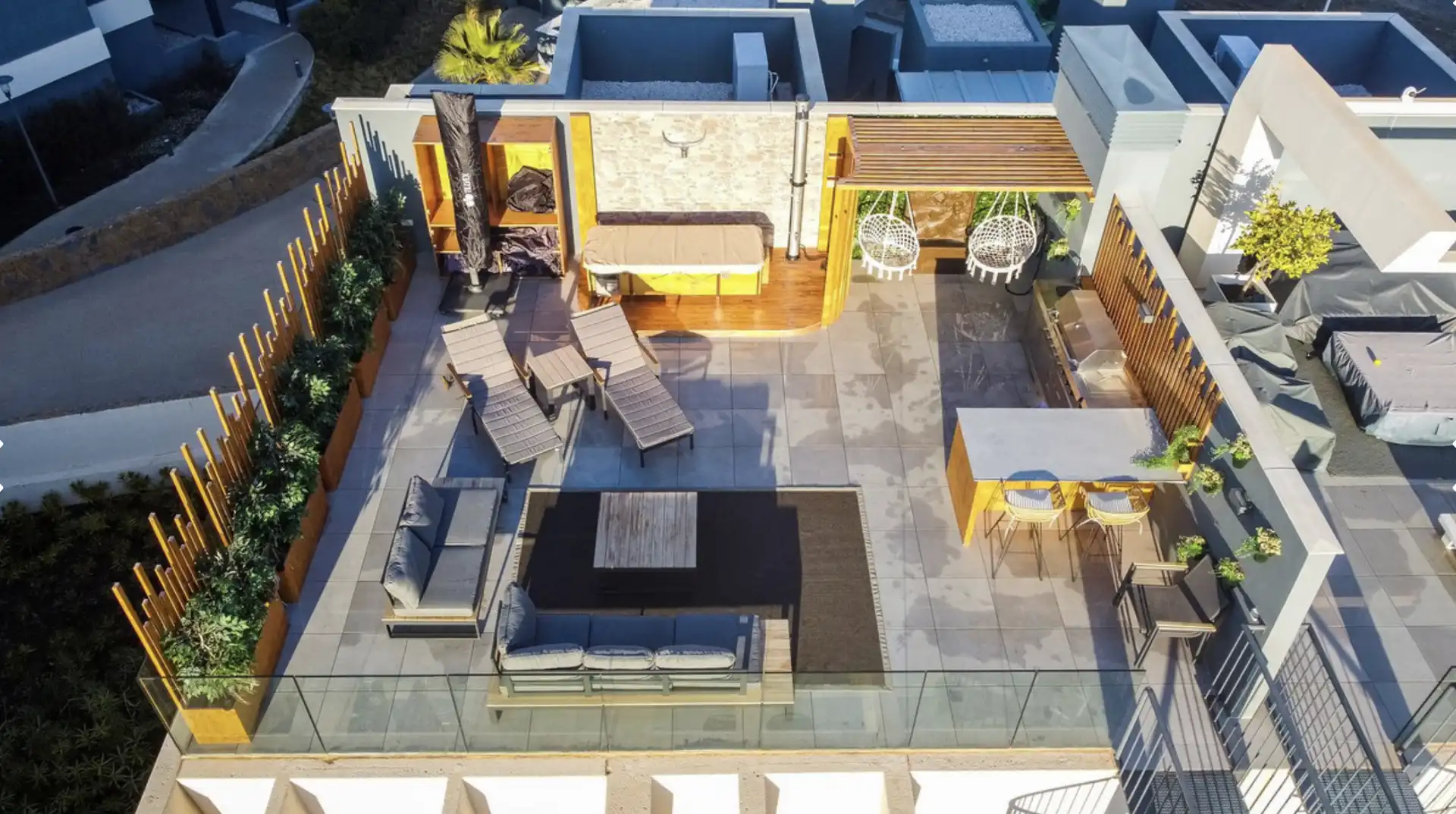 Terrassa de Apartament de lloguer en Estepona amb Aire condicionat, Terrassa i Moblat