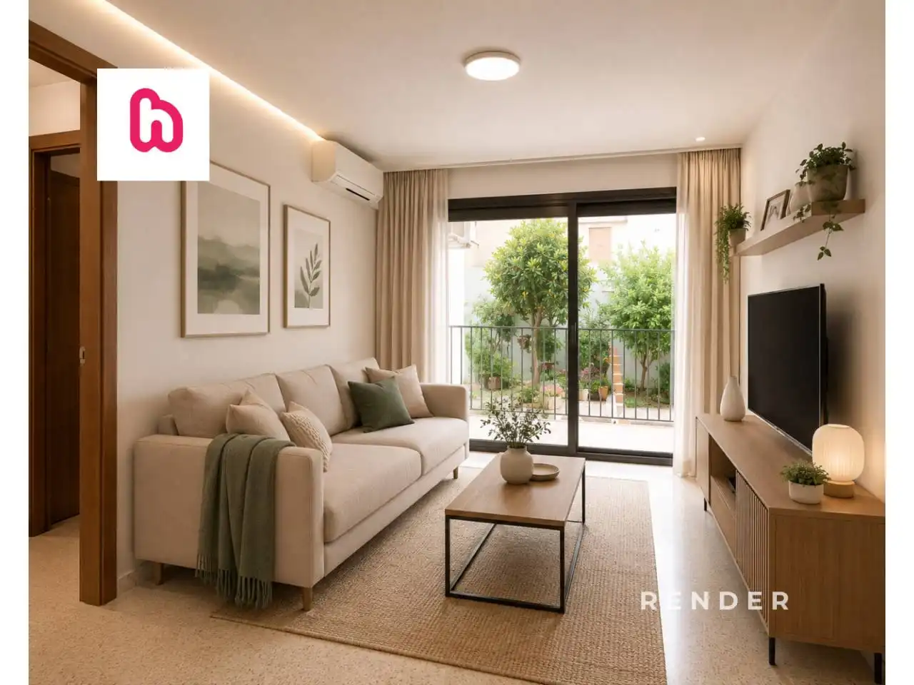 Piso con terraza en venta en Calle del Vallès