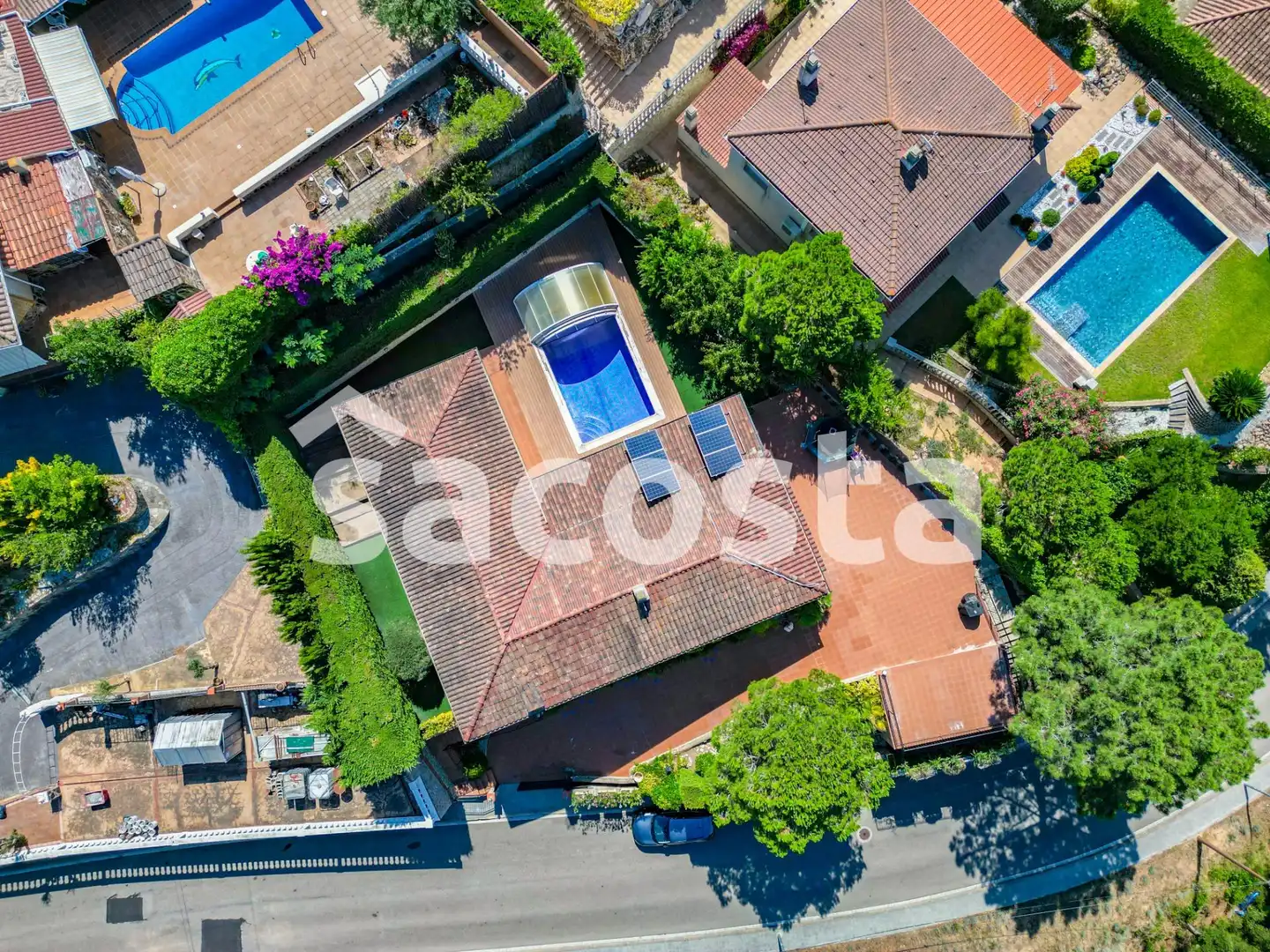 Vista exterior de Casa o xalet en venda en Lloret de Mar amb Aire condicionat, Jardí privat i Parquet