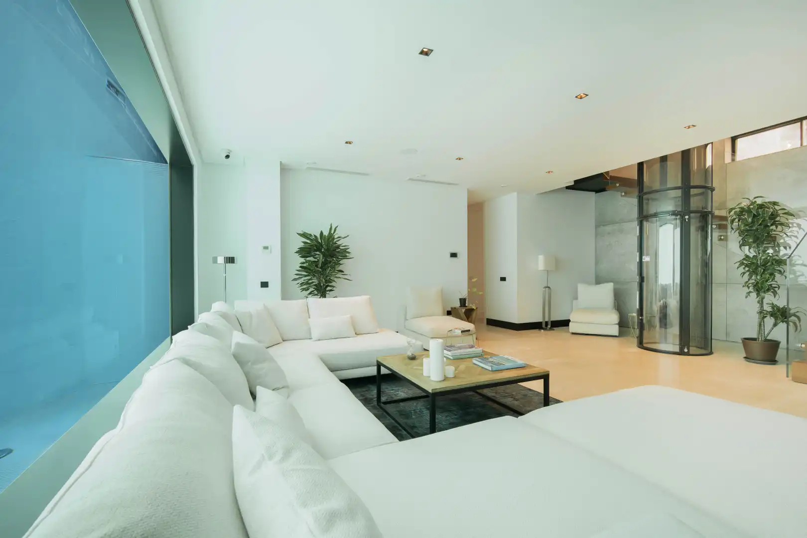 Sala d'estar de Casa o xalet en venda en Marbella amb Aire condicionat, Jardí privat i Terrassa