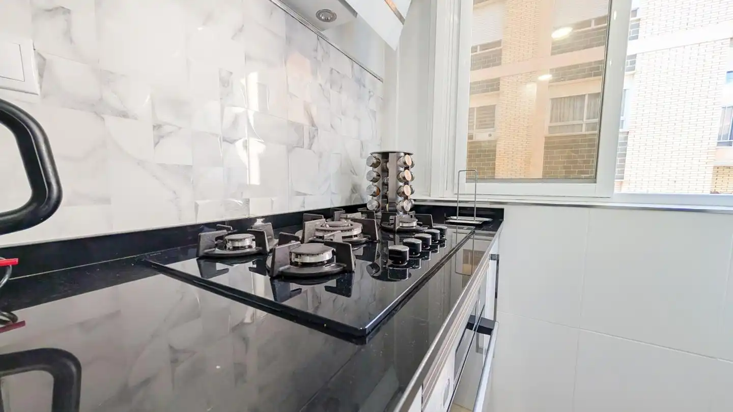 Kitchen of Flat for sale in Santa Pola  with Air Conditioner