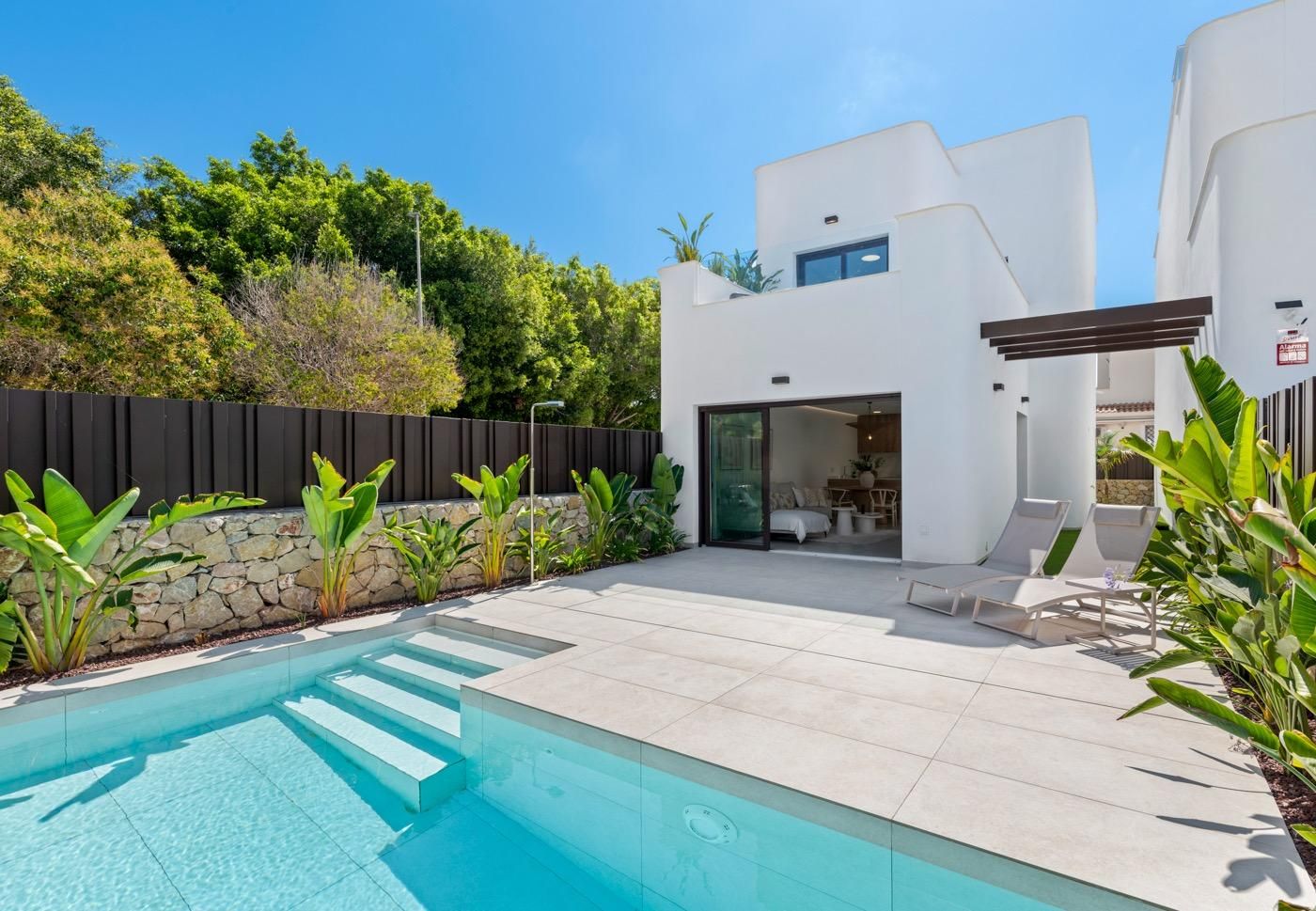 Exterior view of House or chalet for sale in Pilar de la Horadada  with Private garden, Terrace and Swimming Pool