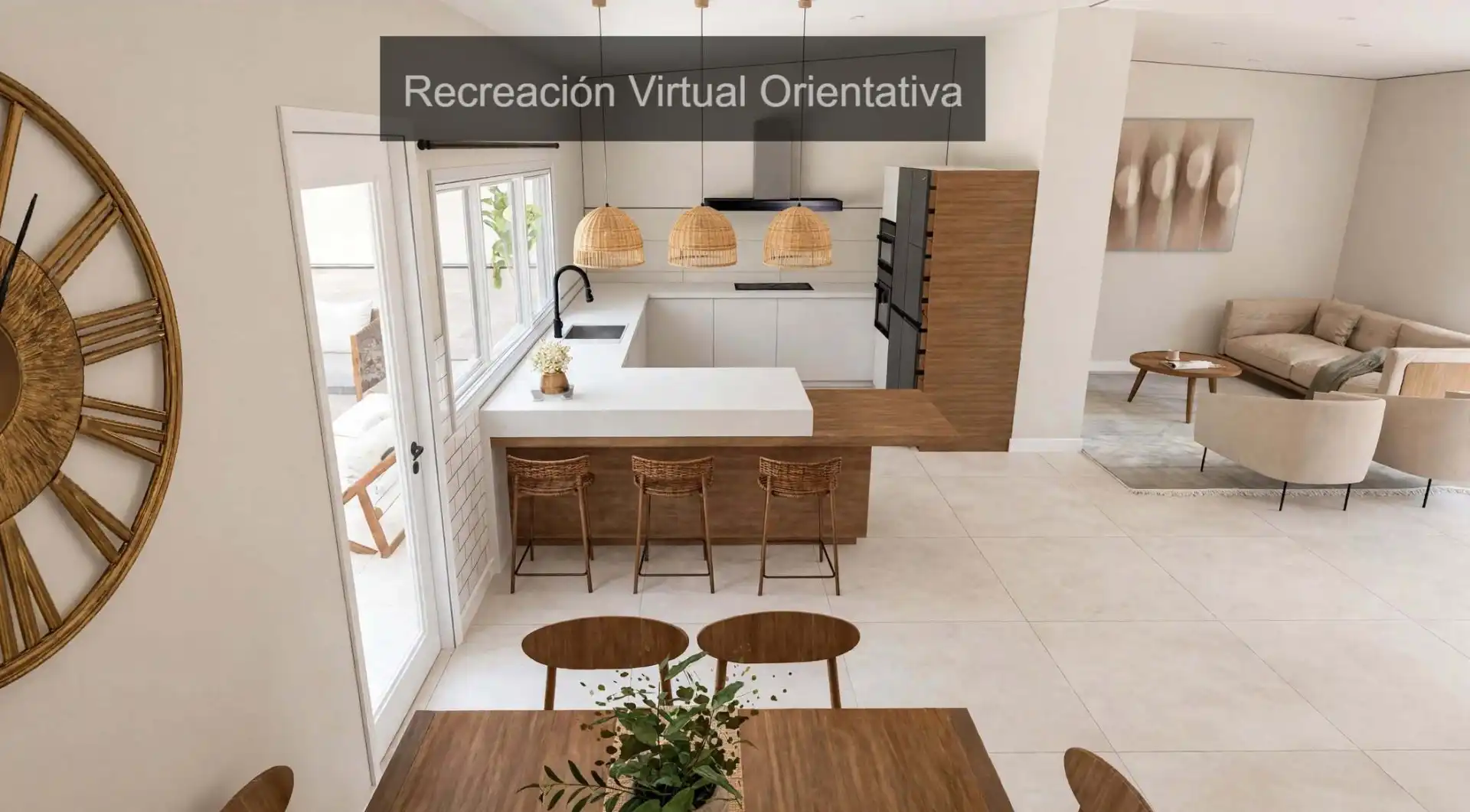 Cocina de Casa o chalet en venta en Pedanías Oeste