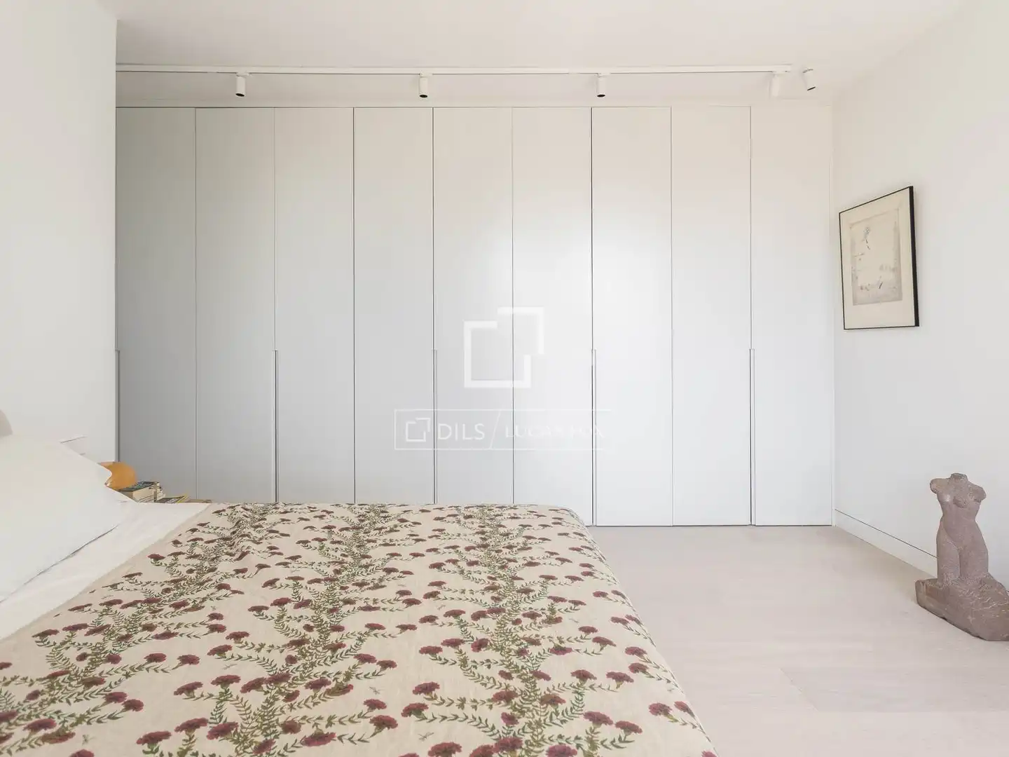 Bedroom of Flat for rent in Madrid  with Air Conditioner, Heating and Private garden