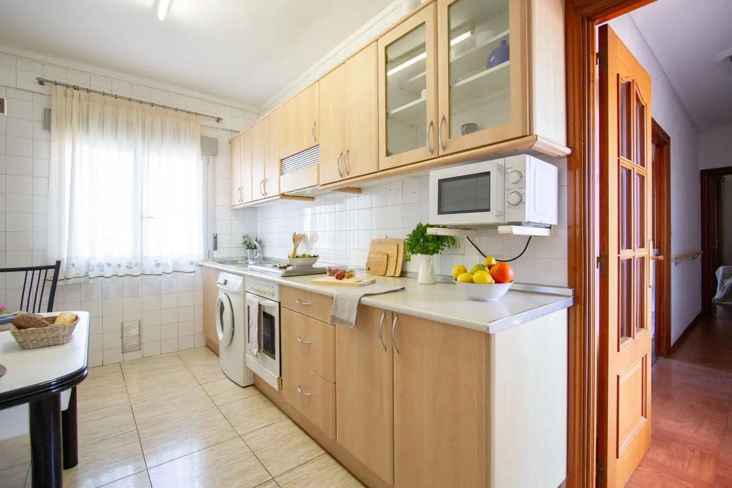 Cocina de Ático en venta en Ansoáin / Antsoain con Calefacción, Terraza y Amueblado