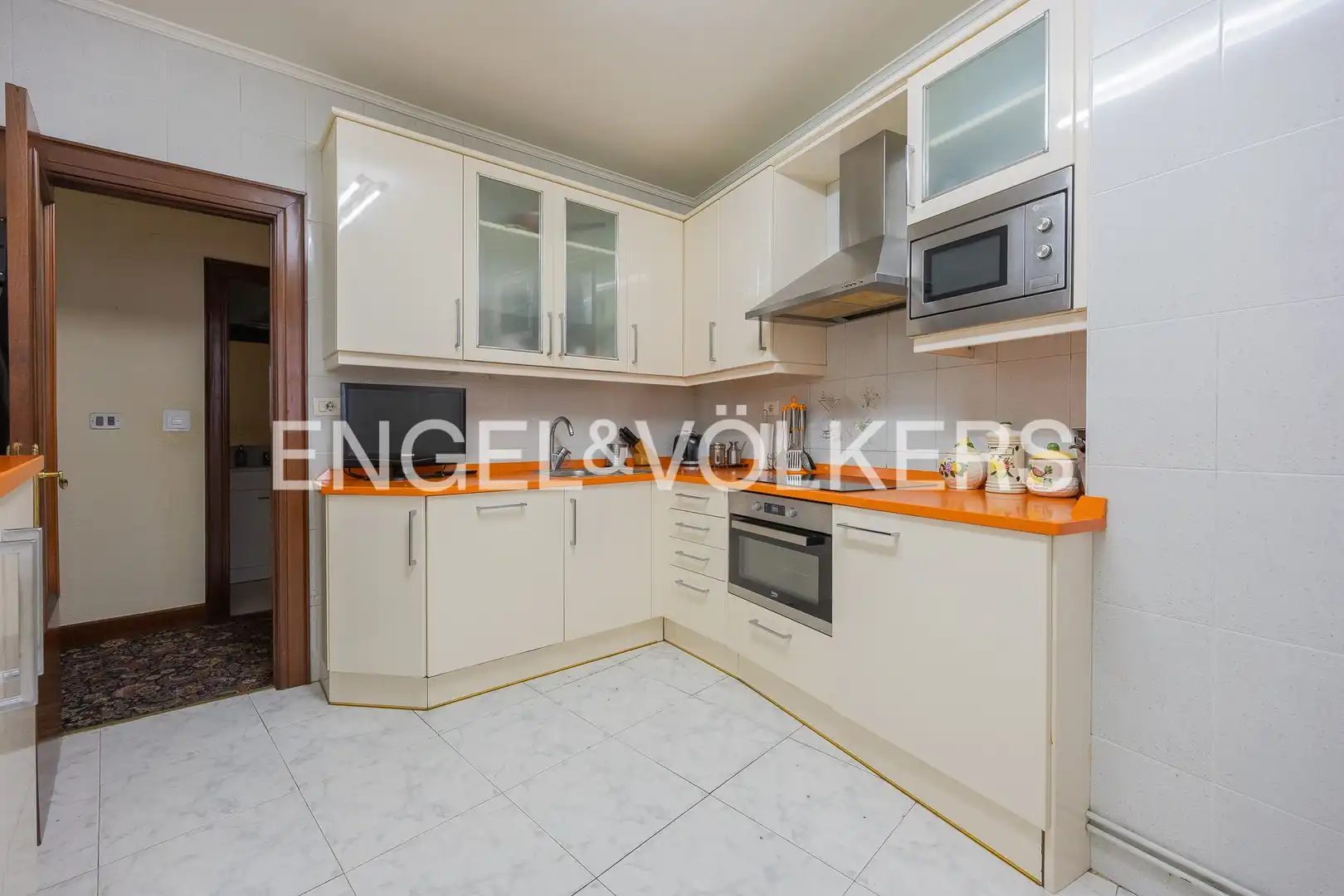 Küche von Wohnung zum Verkauf in Bilbao  mit Heizung und Balkon