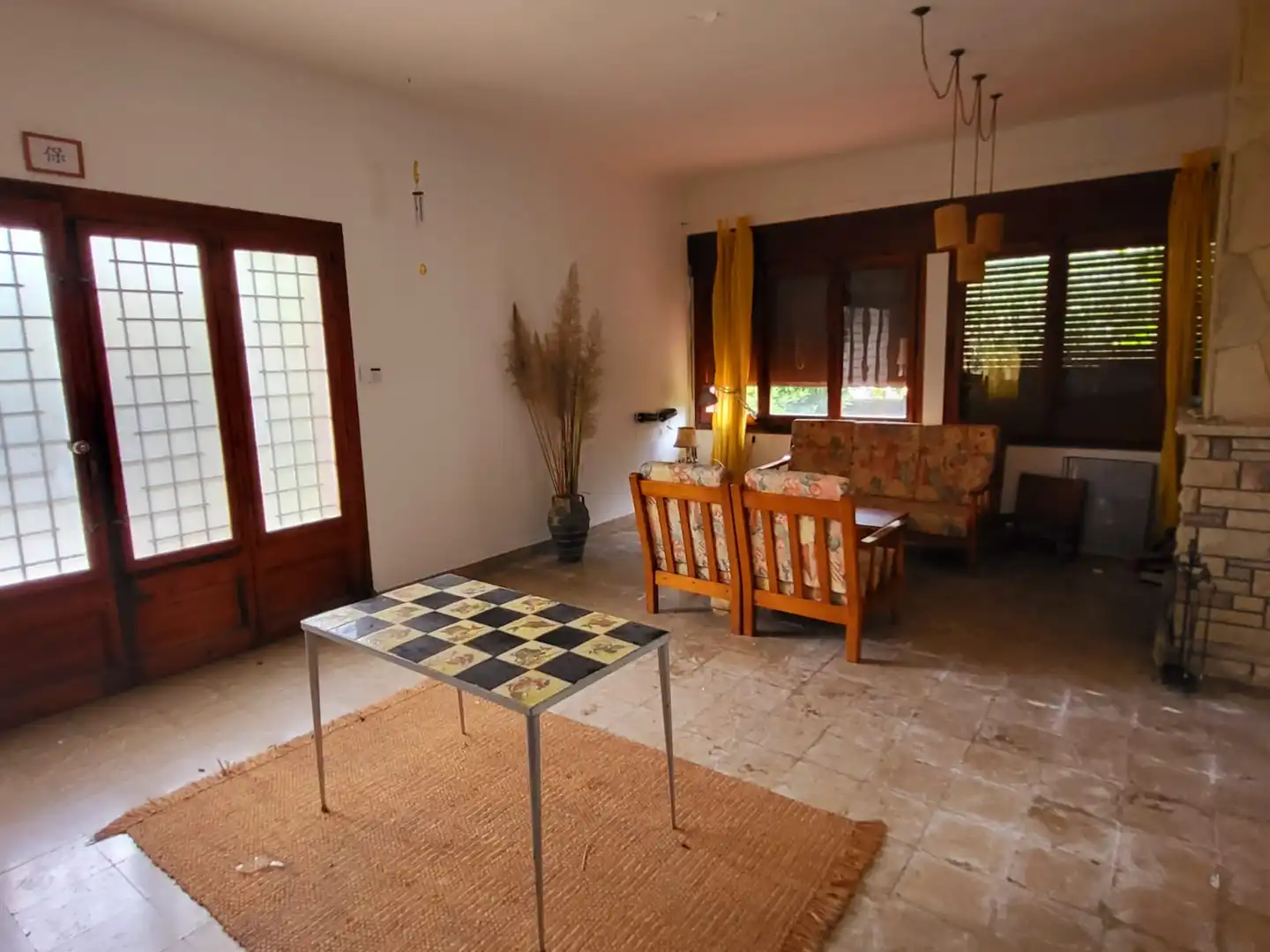 Sala d'estar de Casa o xalet en venda en Torredembarra amb Jardí privat, Terrassa i Moblat